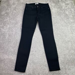 Paige Verdugo Jeans Women's 30 Black Ultra Skinny Low Rise Stretch
